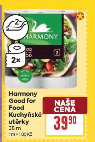 Harmony Good for Food Kuchyňské utěrky 38 m 