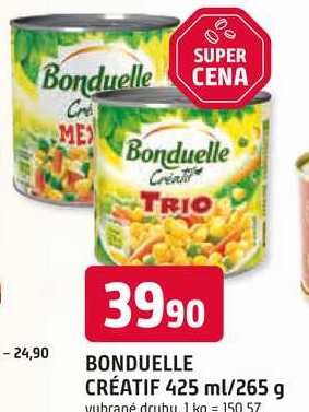 BONDUELLE CRÉATIF 425 ml/265 g 