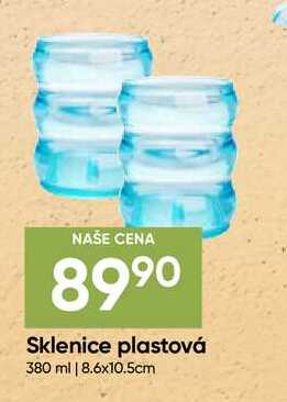 Sklenice plastová 380 ml 