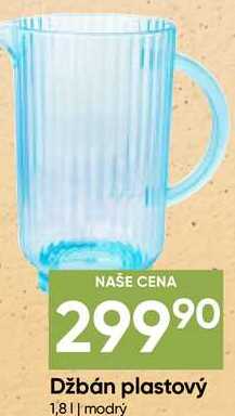 Džbán plastový 1,8l