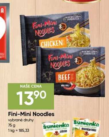 Fini-Mini Noodles 75g