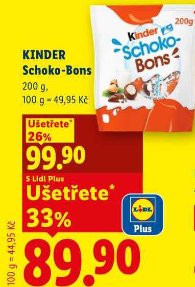 KINDER Schoko-Bons, 200 