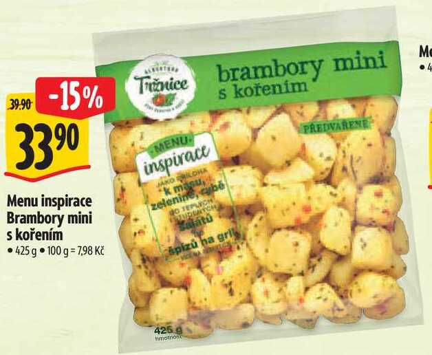 Menu inspirace Brambory mini s kořením, 425 g 
