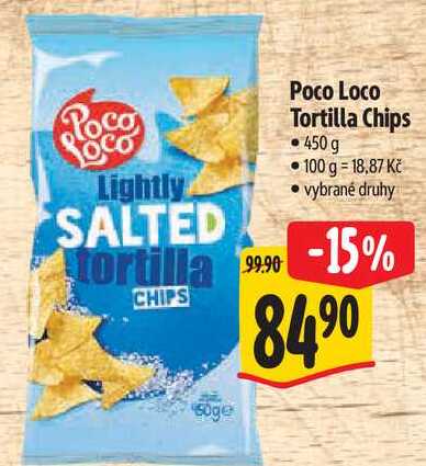 Poco Loco Tortilla Chips, 450 g
