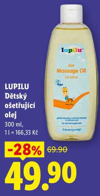 LUPILU Dětský ošetřující olej, 300 ml 