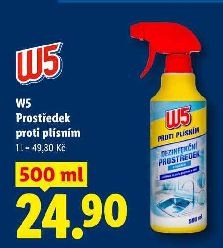 W5 Prostředek proti plísním, 1 l