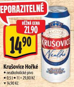 Krušovice Hořké, 0,5 l