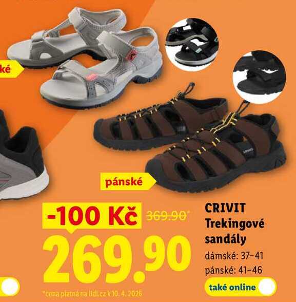 CRIVIT Trekingové sandály 