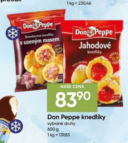Don Peppe Bramborové knedlíky s uzeným masem 600g