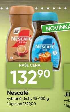 Nescafé vybrané druhy 95-100 g