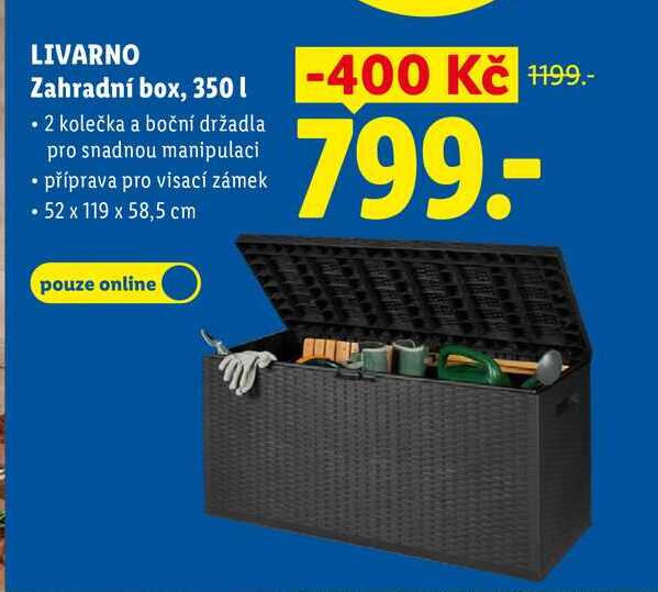 LIVARNO Zahradní box, 350 | 