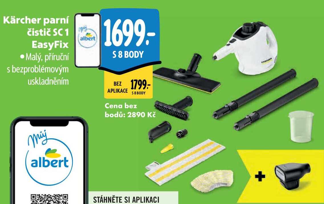 Kärcher parní čistič SC 1 EasyFix 