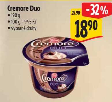 Cremore Duo,  190 g  