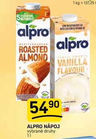 ALPRO NÁPOJ vybrané druhy 11 