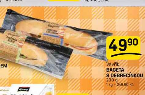 BAGETA S DEBRECÍNKOU 200 g 