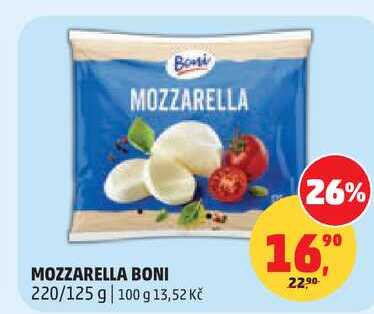MOZZARELLA BONI, 220 g
