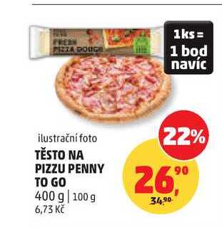 TĚSTO NA PIZZU PENNY TO GO, 400 g