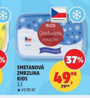 SMETANOVÁ ZMRZLINA RIOS, 1 l