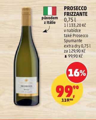 PROSECCO FRIZZANTE, 0,75 l