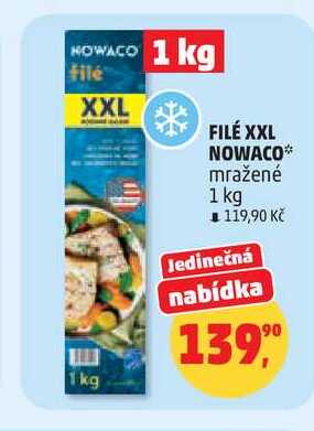 FILÉ XXL NOWACO, 1 kg 