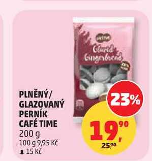 GLAZOVANÝ PERNÍK CAFÉ TIME, 200 g