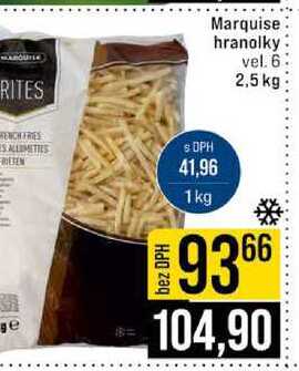Marquise hranolky vel. 6 2,5 kg 