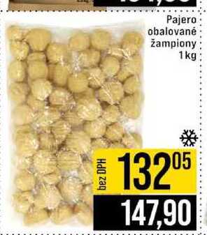 Pajero obalované žampiony 1kg 