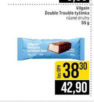 Vilgain Double Trouble tyčinka různé druhy 55g