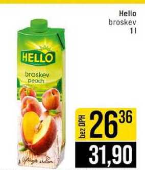 Hello broskev 1l