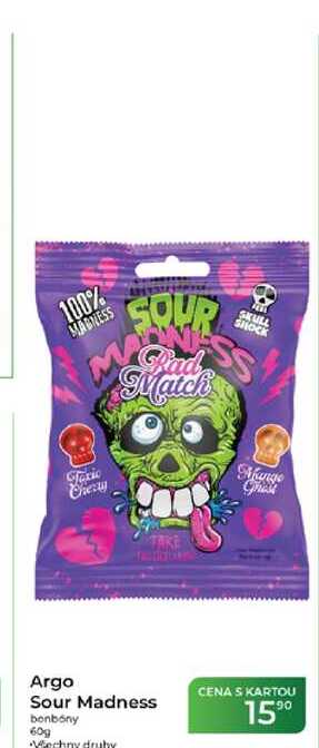 Agro Sour Madness bonbóny 60g  