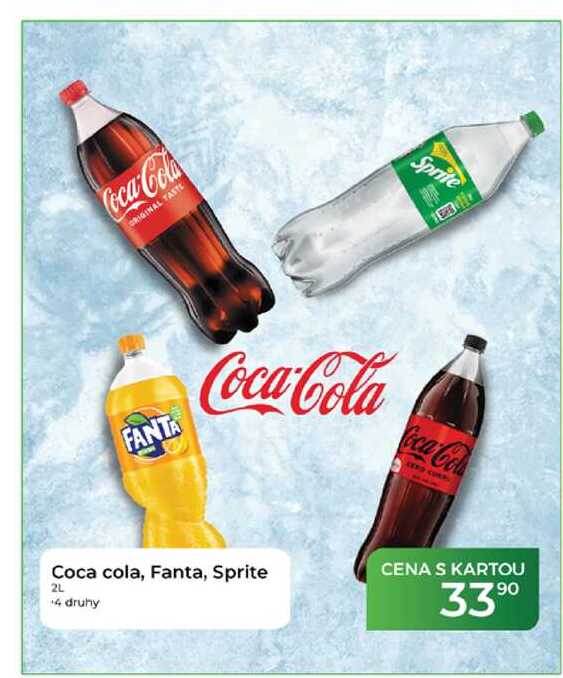 Coca cola, Fanta, Sprite 2L  