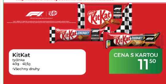 KitKat tyčinka 40g-41,5g 
