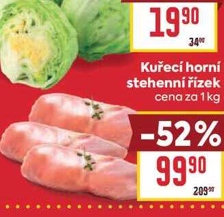 Kuřecí horní stehenní řízek cena za 1 kg