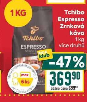 Tchibo Espresso Zrnková Κάνα 1 kg
