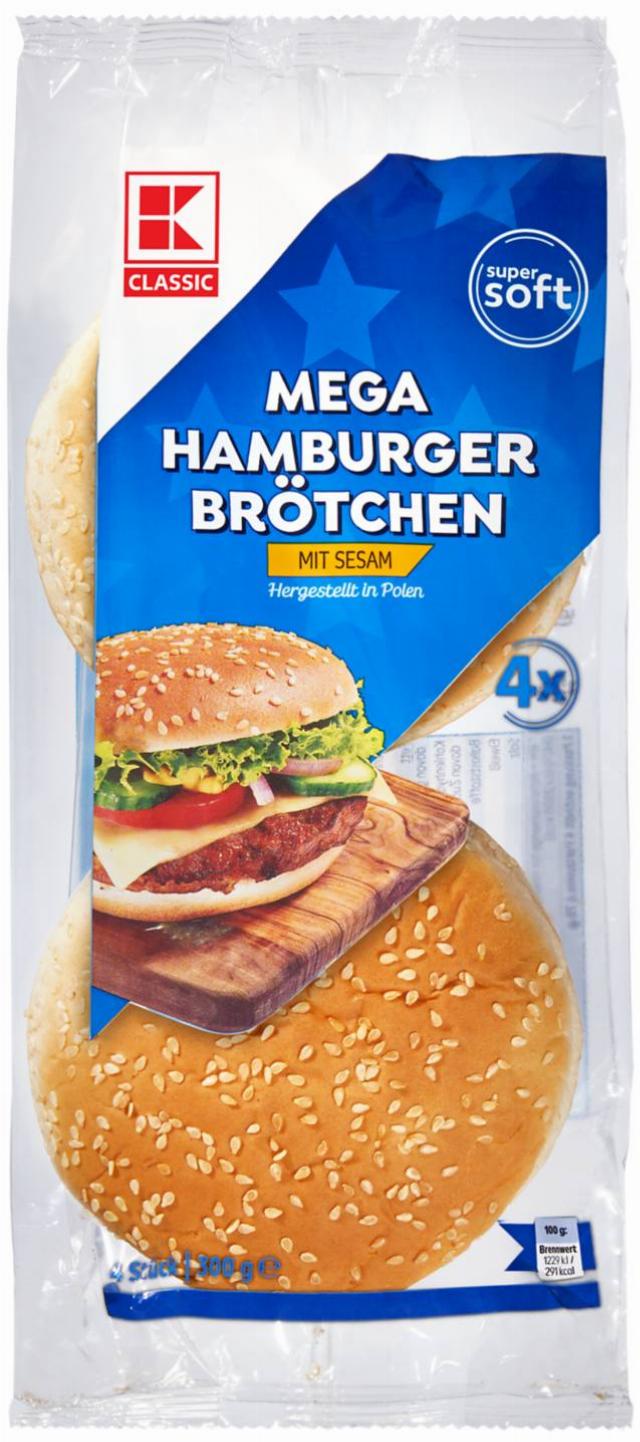 K-Classic Mega Hamburgerové bulky