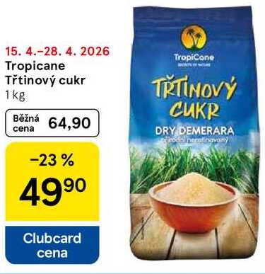 Tropicane Třtinový cukr, 1 kg 