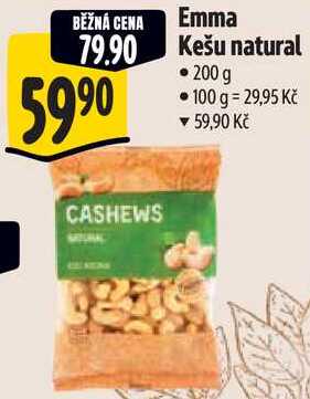Emma Kešu natural, 200 g 
