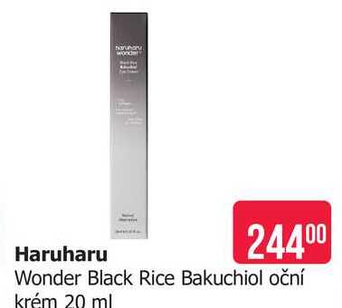 Haruharu Wonder Black Rice Bakuchiol oční krém 20 ml 