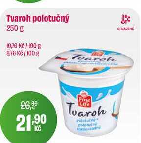 Fine Life Tvaroh polotučný 250 g 