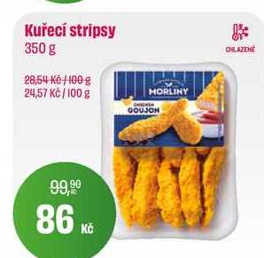 MORLINY Kuřecí stripsy 350 g 