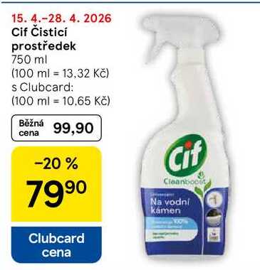 Cif Čisticí prostředek, 750 ml 
