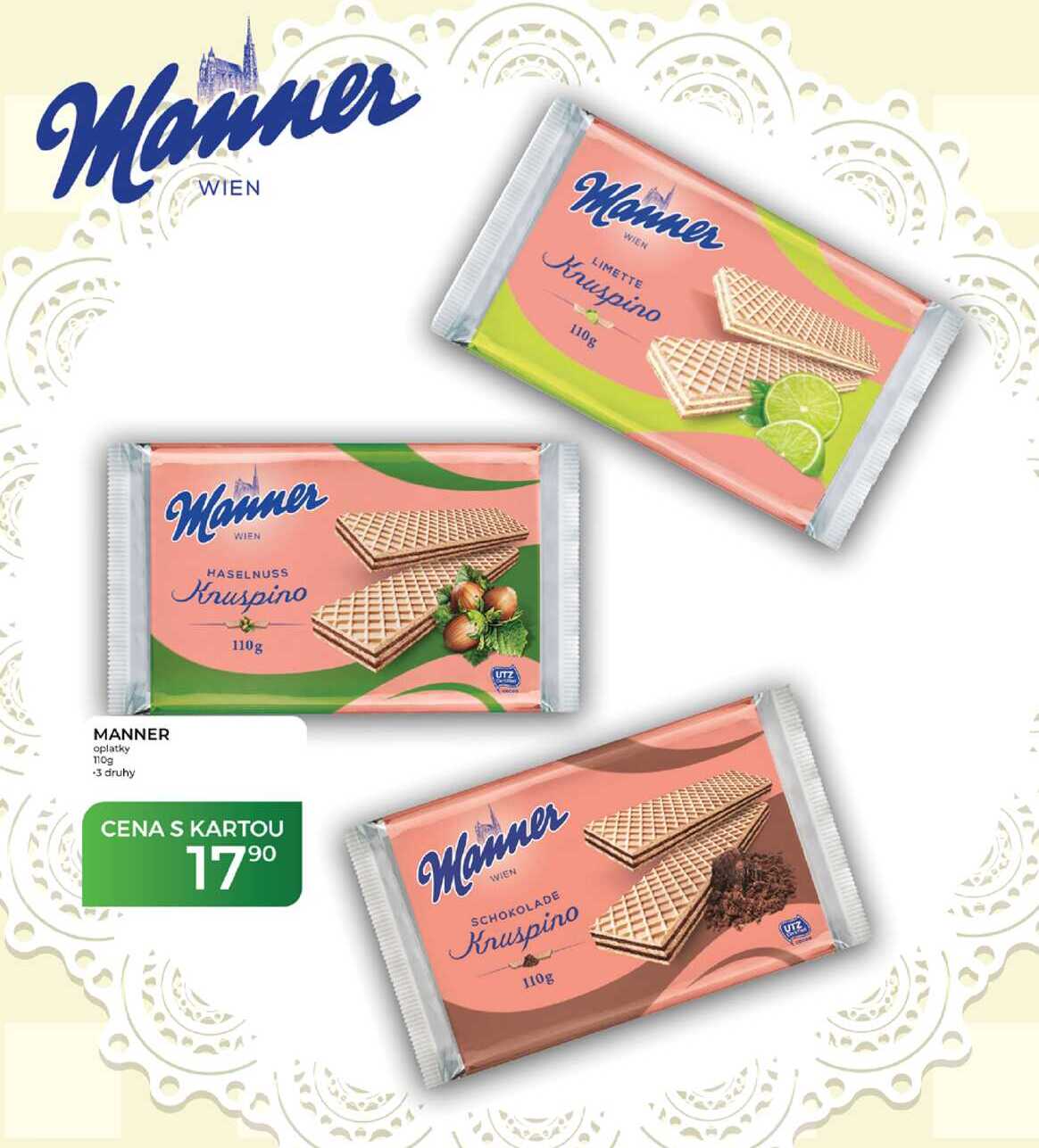 MANNER oplatky 110g  