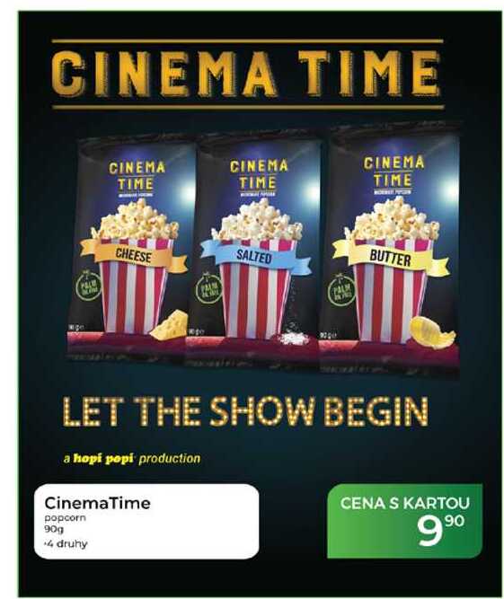CinemaTime popcorn 90 g