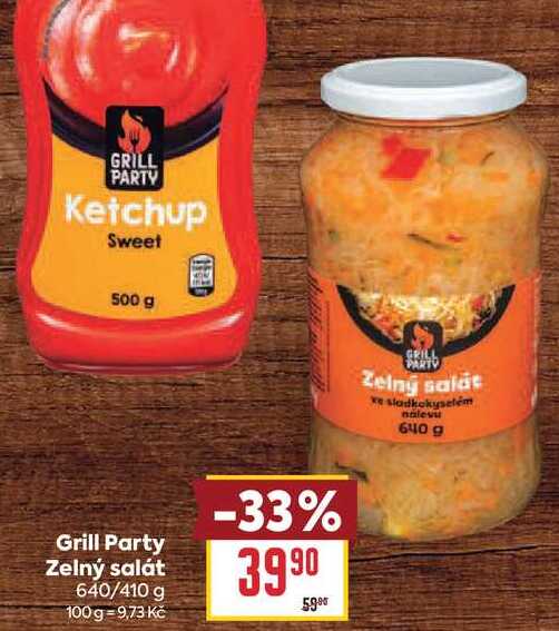 Grill Party Zelný salát 640/410 g