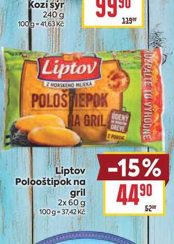 Liptov Polooštipok na gril 2x 60 g