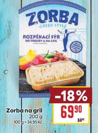 Zorba na gril 200 g