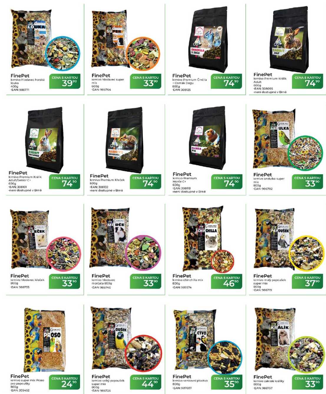 FinePet krmivo hlodavec horska louka 400g 