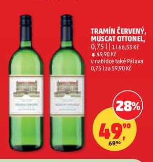 TRAMÍN ČERVENÝ, 0,75 l