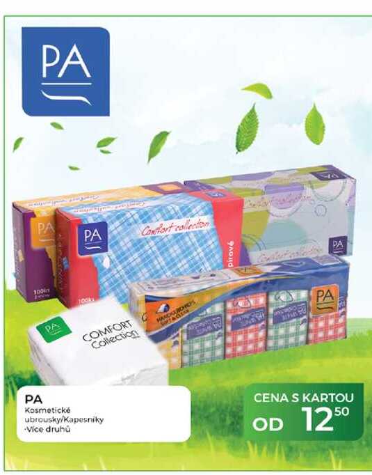 PA Kosmetické ubrousky/Kapesníky 