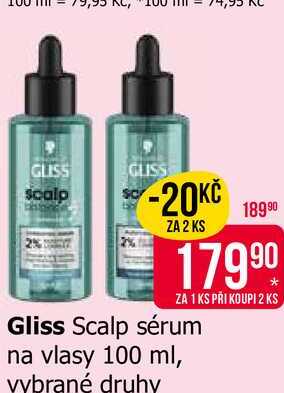 Gliss Scalp sérum na vlasy 100 ml, vybrané druhy 